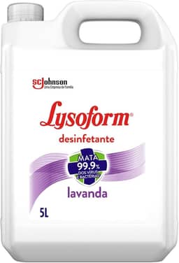 Lysoform Lavanda, Desinfetante Líquido, Limpeza Casa, 5L