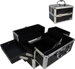 Maleta Maquiagem e Joias Frasqueira Preto CBRN19120