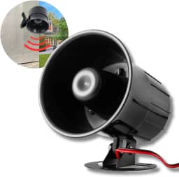 Sirene Para Alarme Residencial Bivolt 110v220v 1 Tom Com 125dB