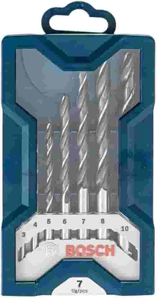 Bosch Jogo de brocas Madeira Mini X-Line 3-10mm 7 peças