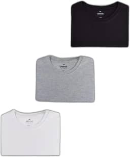 Kit Com 3 Camisetas Masculinas Básicas Hering