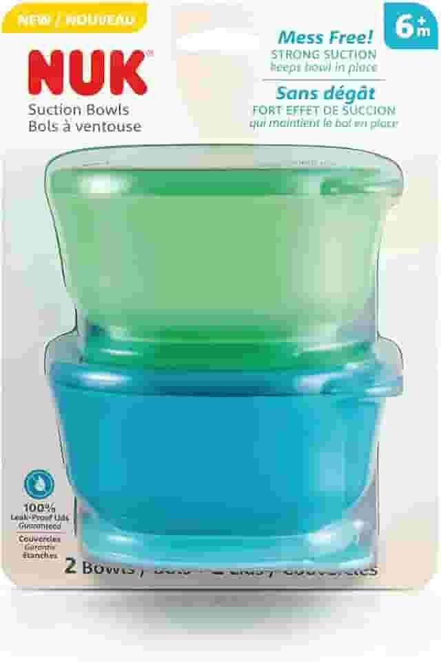 NUK Bowl Com Ventosa E Tampa - Neutral 2 Unid.