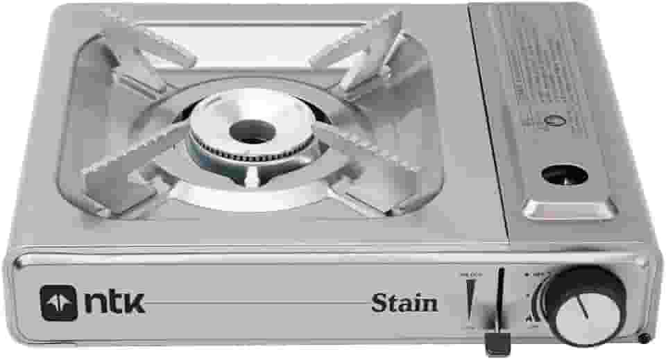 NTK, Fogareiro Stain em Aço Inox com Ignição Automática e Flex Fuel