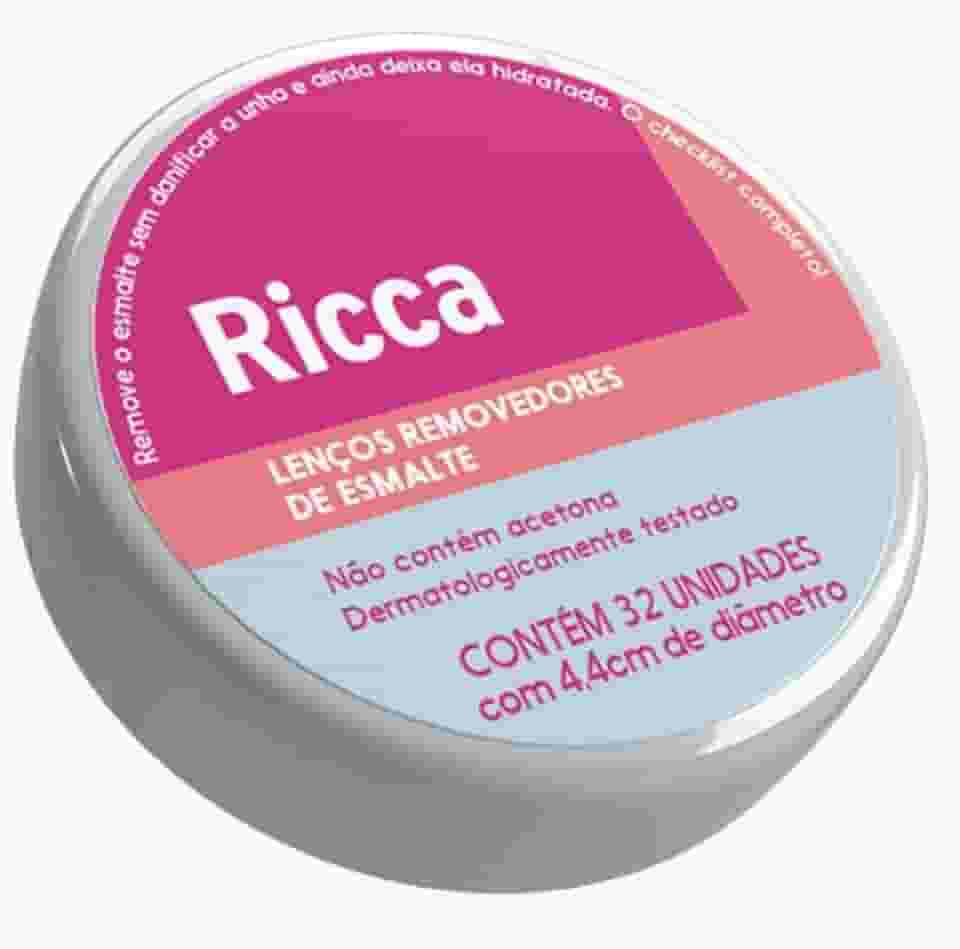 Ricca Lenço Removedor De Esmalte Ricca 32un