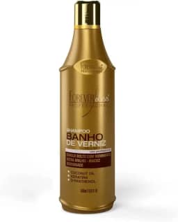 Forever Liss Shampoo Banho de Verniz, Dourado, 500ml