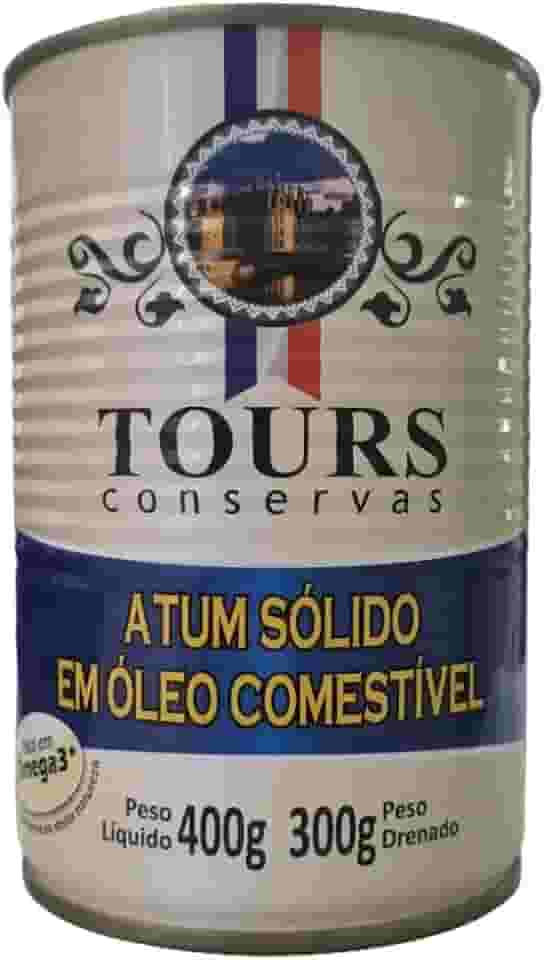 Atum Sólido em Óleo Tours 400g