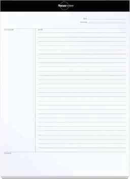 Bloco de notas Tops Oxford FocusNotes 77103, 21,5 x 29,8 cm, 50 folhas