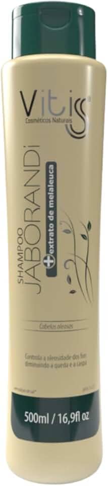 Shampoo 500ml Jaborandi Vitiss Antiqueda Anticaspa Reduz Oleosidade e Fortalece os fios