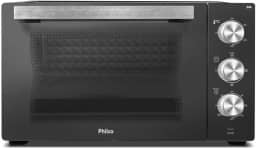 Forno Elétrico Philco 50l Cinza Espelhado Full Glass PFE50PE 127V