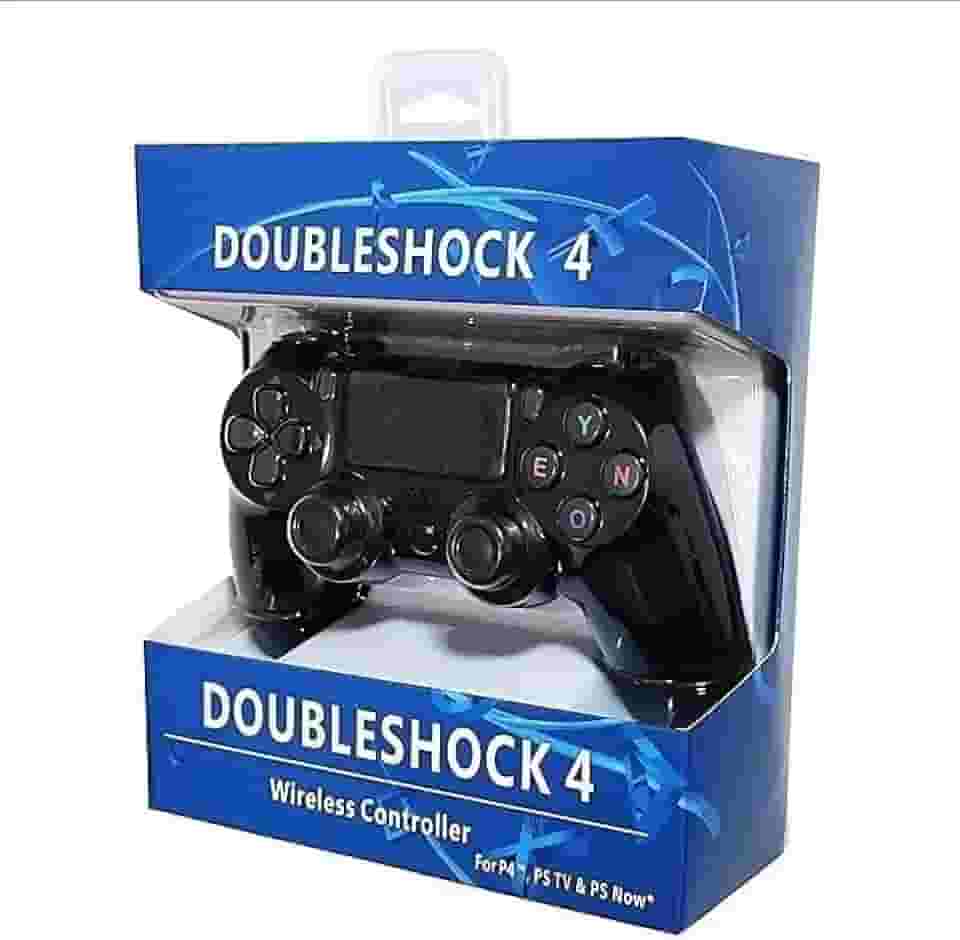 Controle Sem Fio para PS4 e PC, Bluetooth 5.0, Bateria 10000mAh, com Vibração e Alto-Falante, KP-GM018-2