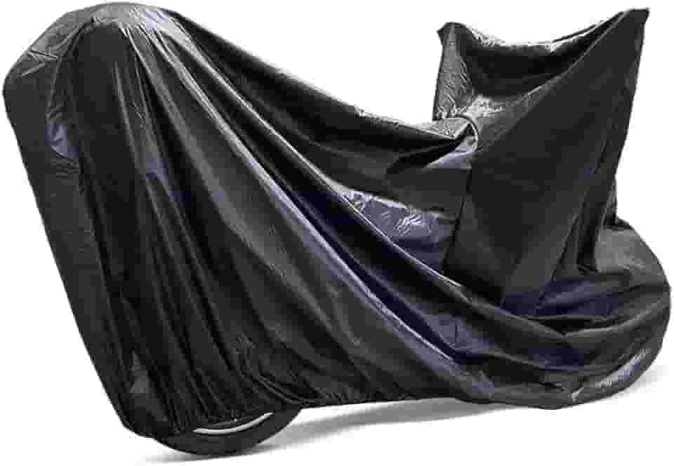 Capa de Cobrir Moto Ideal Para Motos Big Trail com Baú Impermeável Térmica Totalmente Forrada na parte Interna, de Couro Anti Risco, Chuva, Sol, Unha de Gato e Poeira Pode Usar com Moto Quente