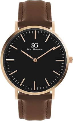 Relógio Saint Germain Bronx Black Rosé Gold 40mm