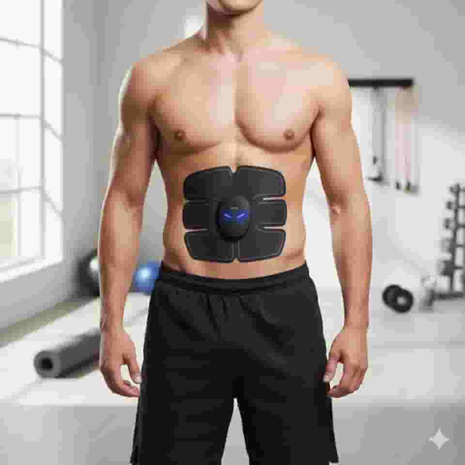 Aparelho Tonificador Abdominal Smart Fitness EMS Musculação e Esporte