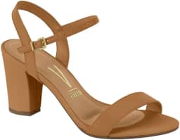 Sandália Feminina Salto Quadrado Mini Glitter Dourado Vizzano 6262.474
