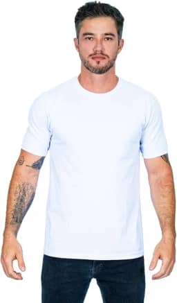 Camiseta Masculina Básica Unissex Lisa 100% Algodão