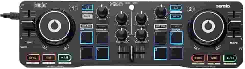 Hercules DJ Controle Starlight Compact Controller com Serato DJ Lite