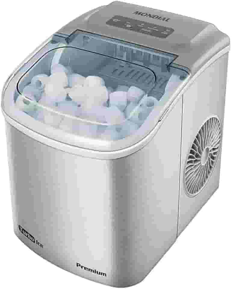 MONDIAL Máquina de Gelo Turbo Ice Premium, Cinza, 110V - MG-12-GI