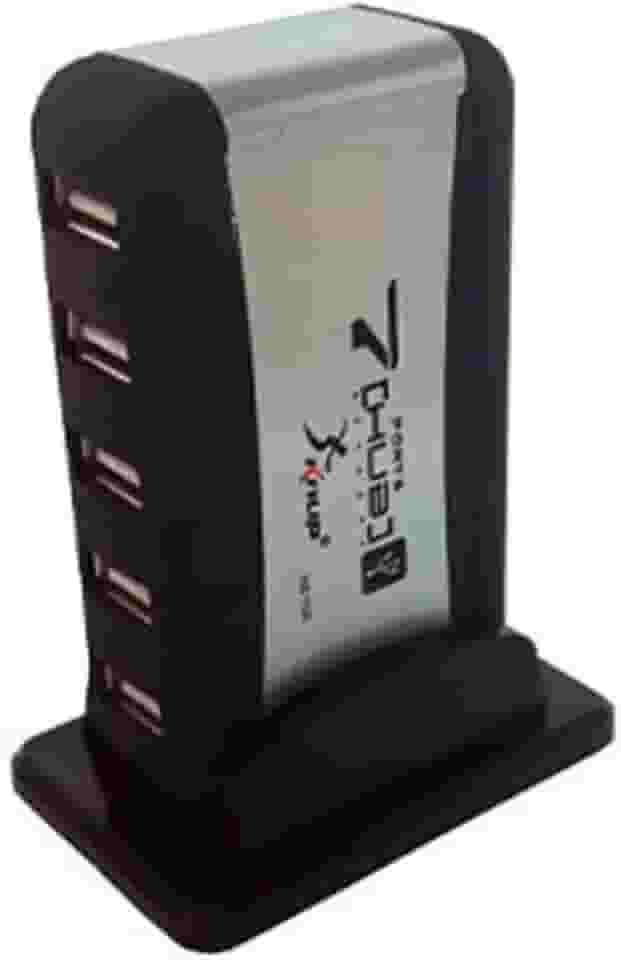 EXTENSÃO DE TOMADA HUB USB COM FONTE COM 7 ENTRADAS BENJAMIM AUXILIAR MULTIPLICADOR DUPLICADOR DE USB BIVOLT