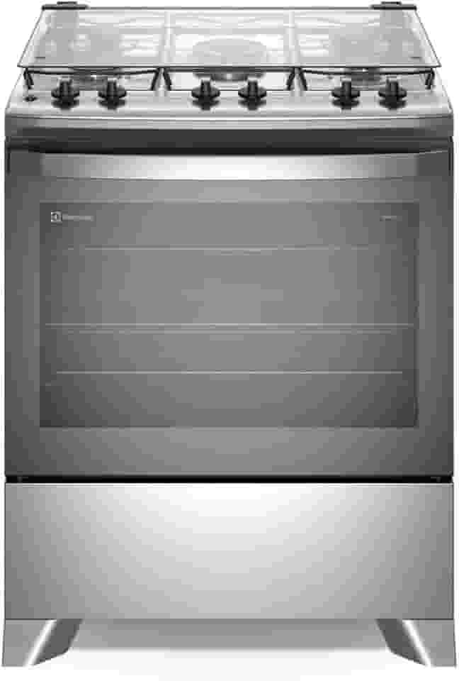 Fogão Electrolux 5 bocas Efficient com PerfectCook Cinza FE5IC
