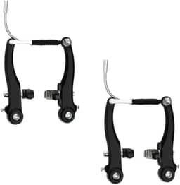 Freio Bicicleta V-BRAKE Aluminio Preto Fosco Diant + TRAS (logan)