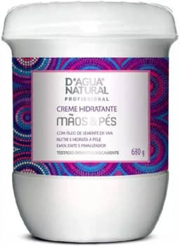 D'AGUA NATURAL Creme Hidratante Mãos E Pés D'Agua Natural 680 G