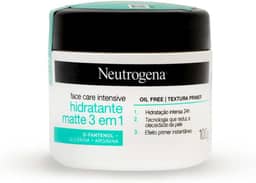 Neutrogena Hidratante Facial Matte 3 em 1 Face Care Intensive, 100g