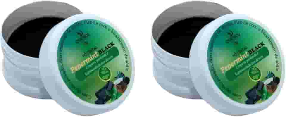 Kit 2 Pó Dental com Carvão Ativado Clareador de Dente Dokmos