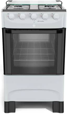 Fogão 4 Bocas Mueller Bivolt com Acendimento Automático Branco Mfi4bb