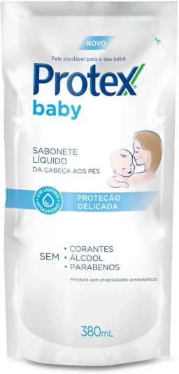 Sabonete Líquido Bebê Protex Baby Delicate Care 380ml