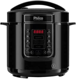 Panela de pressão, Digital inox Ppp01p, 6L, Preto, 110v, Philco
