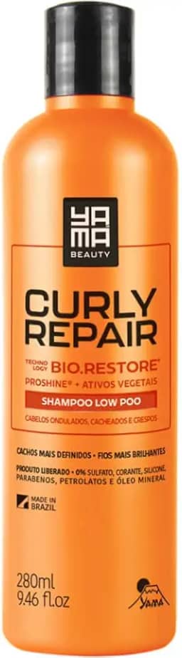 Yamá Curly Repair - Shampoo Low Poo Cabelos Cacheados 280ml