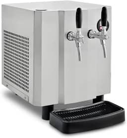 Chopeira Elétrica Maquina de Chopp Memo Small, 50L/h, 2 Torneiras, Inox 110v