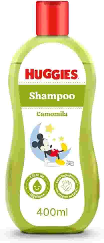 Huggies Shampoo Infantil Chá de Camomila, 400 ml, Verde