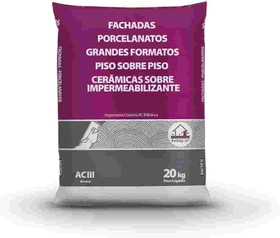 Argamassa Bautech Ac-III Branco 20kg 20 kg