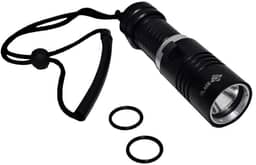 Lanterna Mergulho Cree T6 Recarregável à Prova Dágua 100m GB601