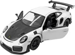 Miniatura Porsche 911 Carrinho Ferro Coleção Fricção Abre as portas (911 branco)