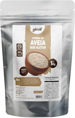 Farinha de Aveia Sem Glúten 1 Kg