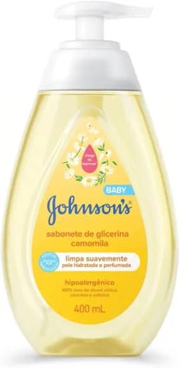Sabonete Líquido Glicerina Camomila JOHNSON’S® Baby, 400mL