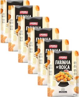 Kit 6 Farinha De Rosca Sem Glúten 300g - Aminna