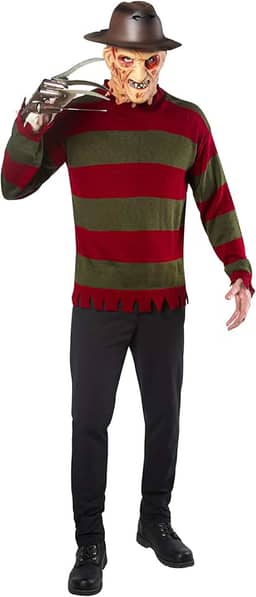 Rubie's Fantasia masculina Nightmare On Elm St Deluxe adulto Freddy suéter, Multicor, PP