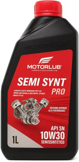 Oleo De Motor 10w30 Api Sn Semi Sintético Pro 1 litro