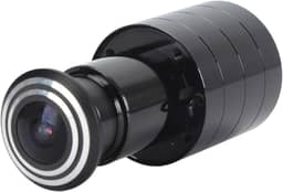 Câmera olho mágico de porta, câmera de porta de acesso remoto de 2 MP HD bidirecional com suporte para armazenamento de cartão de memória, câmera de porta de acesso remoto para casa (plugue EUA)