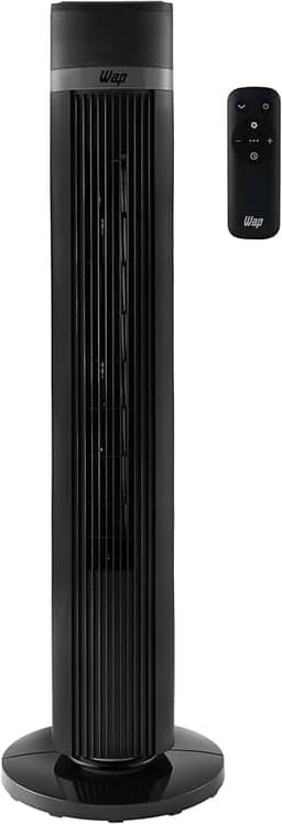 WAP Ventilador de Torre AIR SILENCE com 4 Níveis de Velocidade, Time de até 15 Horas e Desligamento Automático 127V