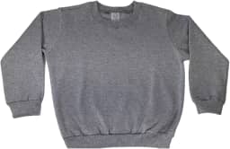 Blusa de Moletom Infantil, Baby Deluxe, Mescla, 12 Anos