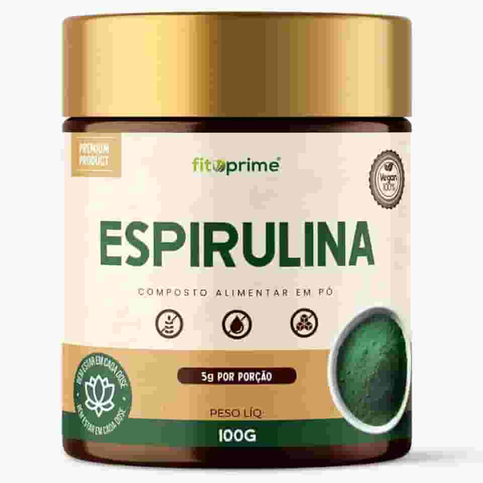 Espirulina 100% Pura em Pó 100g
