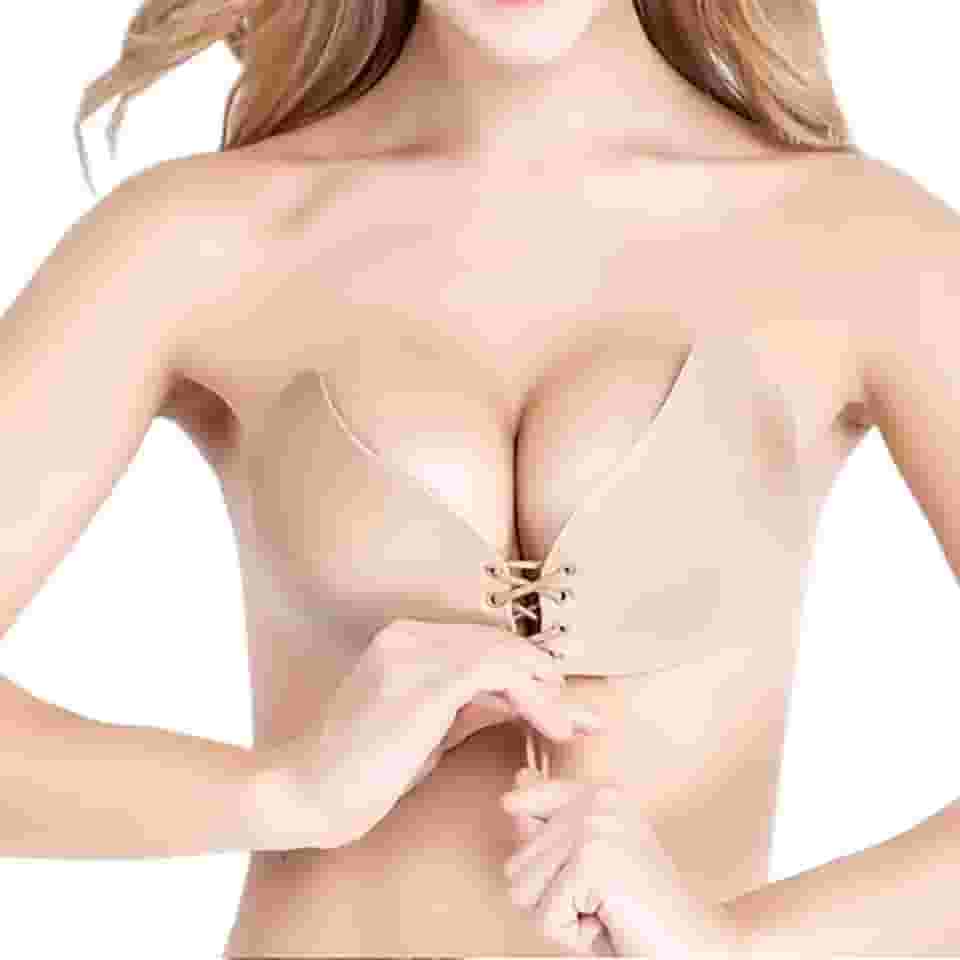 Sutiã Adesivo Borboleta Push Up Junta e Levanta