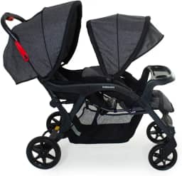 Carrinho para Gemeos Doppio II Grafite - Galzerano 1475