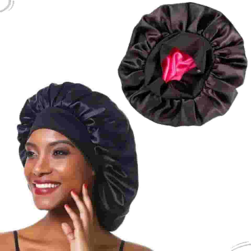 Touca de Cetim Anti-Frizz Antiqueda e Conforto Ideal para Cabelos Cacheados Lisos Quimicamente Tratados