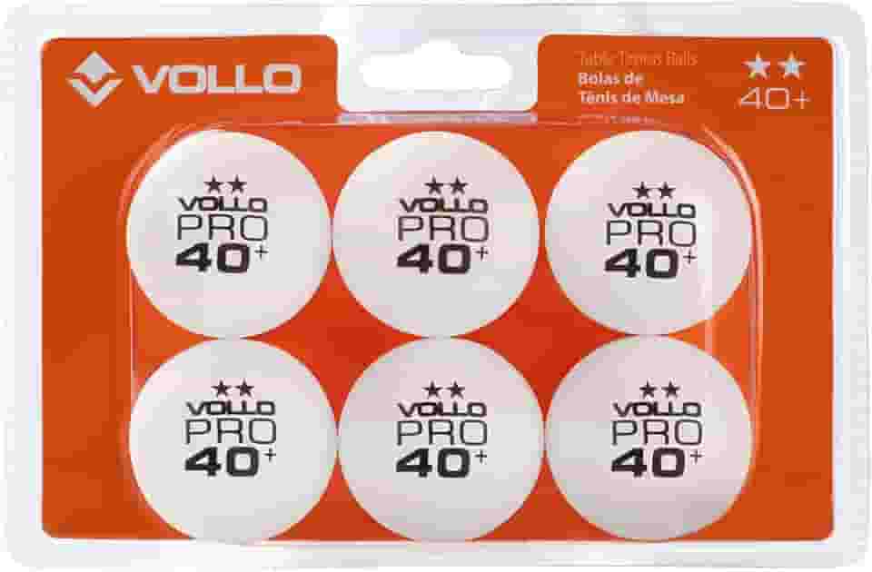 Vollo Kit 6 Bolas de Tênis de Mesa