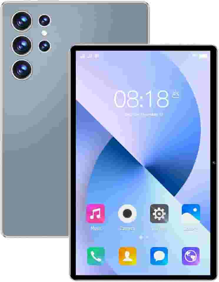 Tablet S23 11” Android 13, 16GB RAM 512GB ROM, Câmera 16MP, Tela 2.5K, Snapdragon 870, 5G, GPS, Bateria 8000mAh – Sem Marca (Cinza)